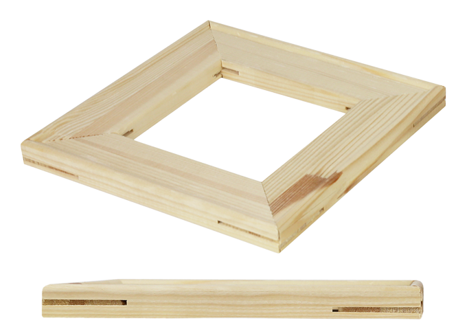 châssis nus 20x20 cm épaisseur 20mm