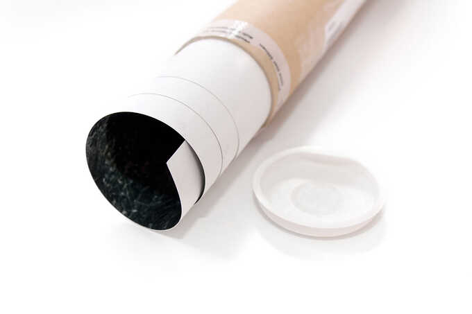 Emballage des impressions en tube