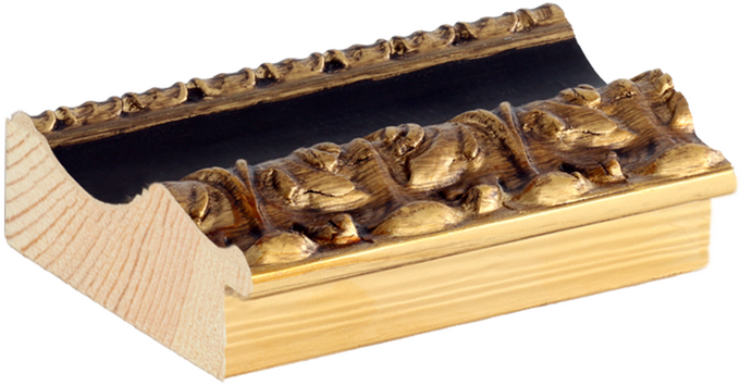 échantillon moulure NOIR ET OR