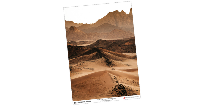 échantillon de papier aquarelle 190gr/m² encres pigmentaires (visuel aléatoire)