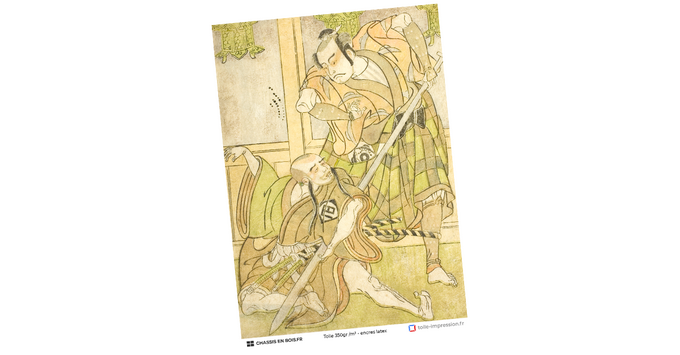 échantillon de toile 350gr/m² encres latex (visuel aléatoire)